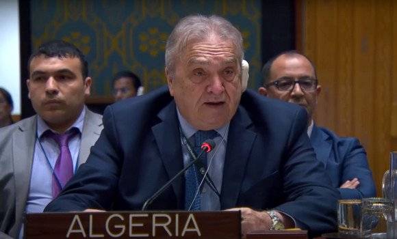 Algeria calls on the Security Council to force the Zionist entity to respect international law