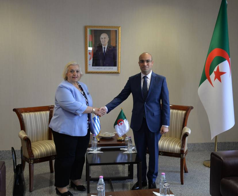 Mr Chaib receives Greek Deputy Foreign Minister for European Affairs