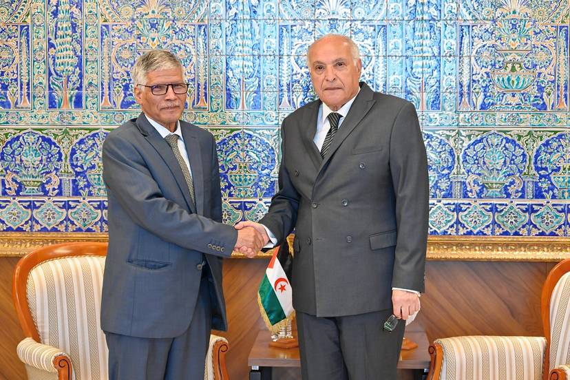 Mr Attaf receives the Ambassador of the Sahrawi Arab Democratic Republic