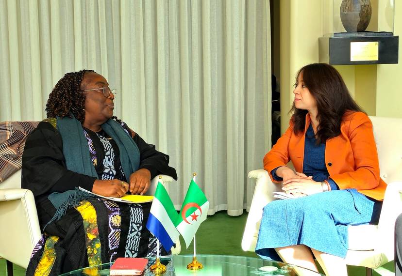 Mrs Mansouri meets with Sierra Leone's Deputy Foreign Minister