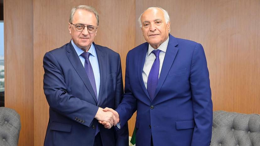M. Attaf s'entretient avec l'envoyé spécial du président russe pour le Moyen-Orient et l'Afrique