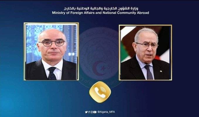 Le Ministre Lamamra s'entretient par téléphone avec son homologue tunisien