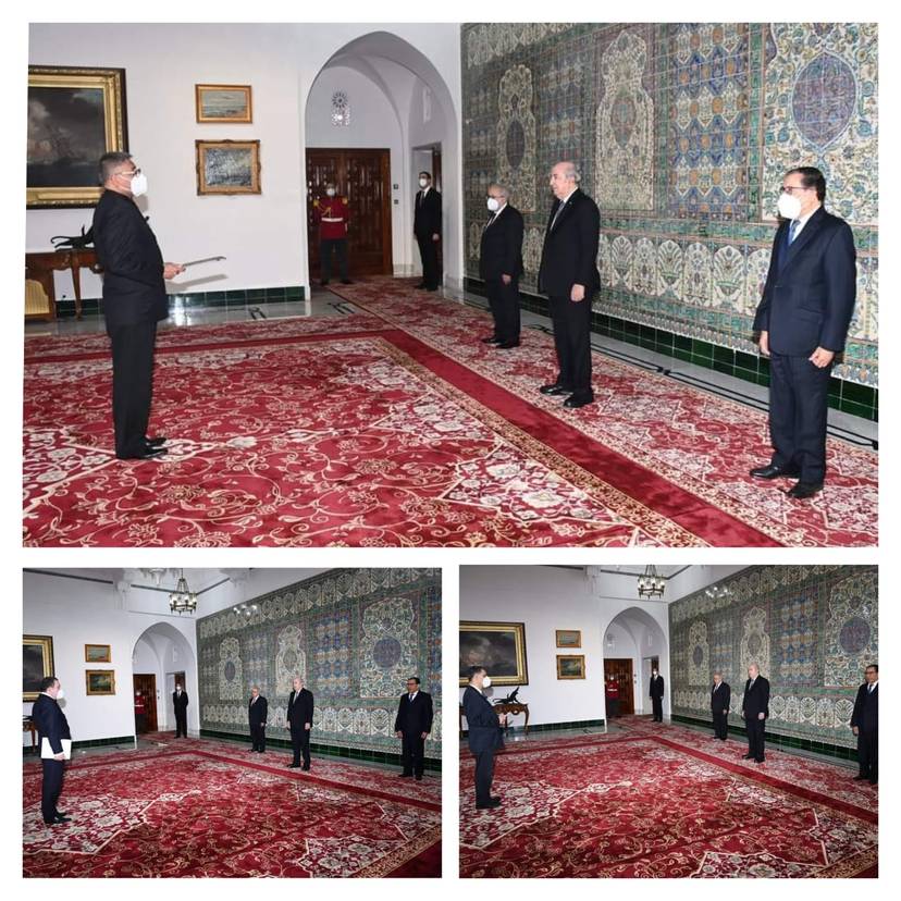 Le Président de la République reçoit les lettres de créance des nouveaux ambassadeurs