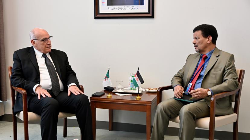 Mr. Attaf Holds Talks with His Sahrawi Counterpart