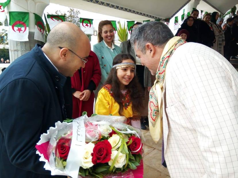 Mr. Chaib meets with members of the national community living in El Kef