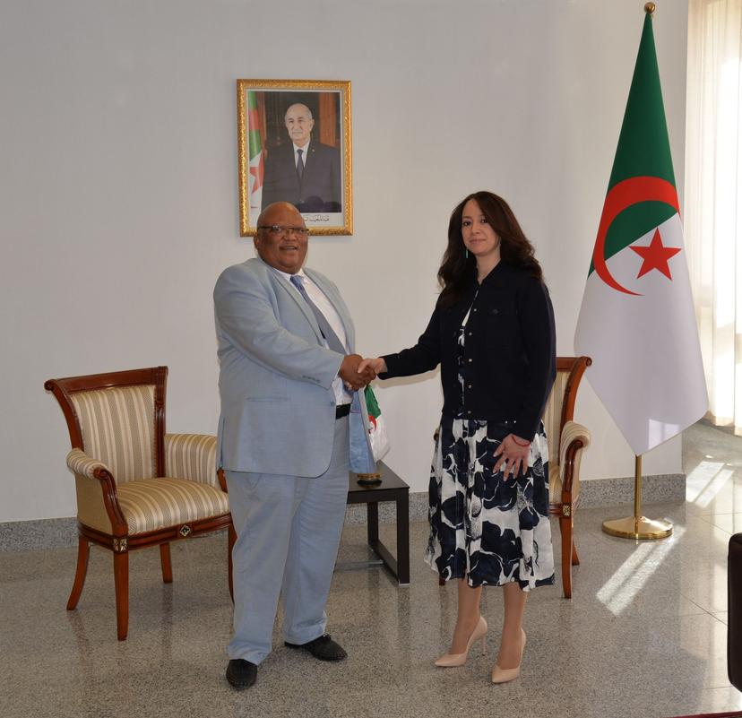 Mrs. Mansouri receives the ambassadors of Ethiopia, South Africa and Tunisia