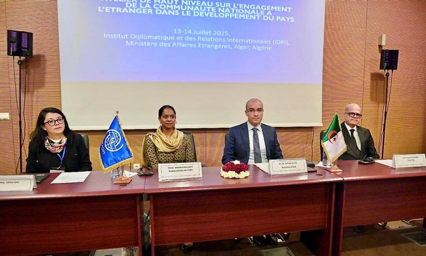 M. Chaib est à la tête de l'ouverture d'un atelier de haut niveau sur l'implication de la diaspora nationale dans les efforts de développement national.