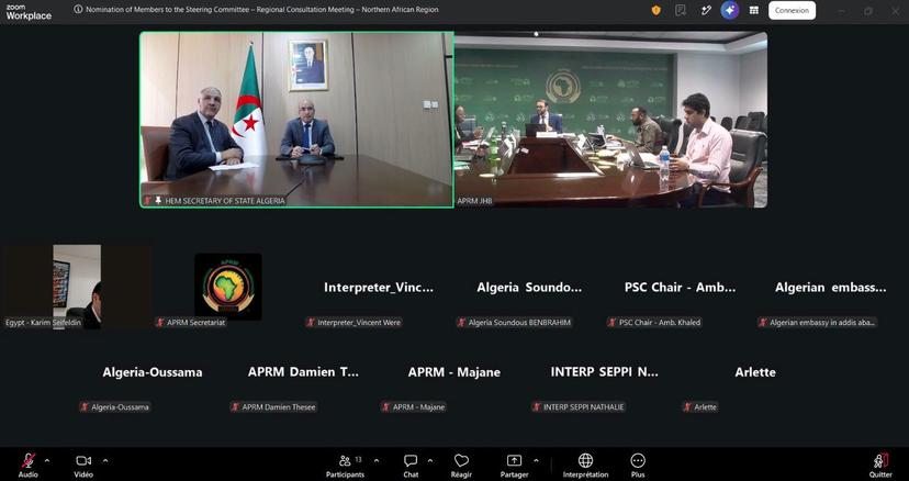 Mr. Chaib takes part in APRM Steering Committee meeting