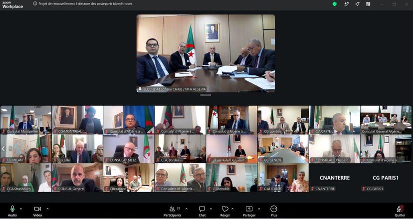 Mr. Chaib chairs meeting with consular post heads to enhance services for citizens abroad