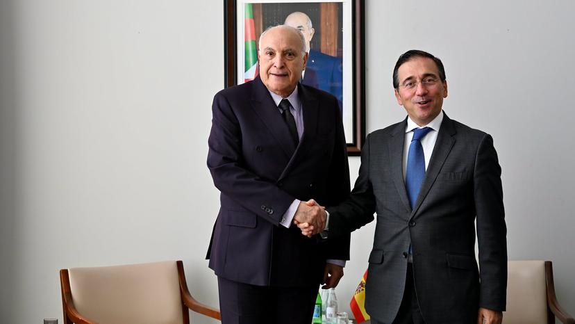 Mr. Attaf Holds Talks with His Spanish Counterpart in New York