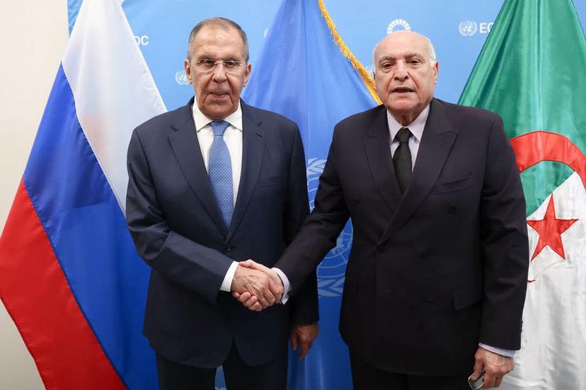 Mr. Attaf Holds Talks in New York with His Russian Counterpart