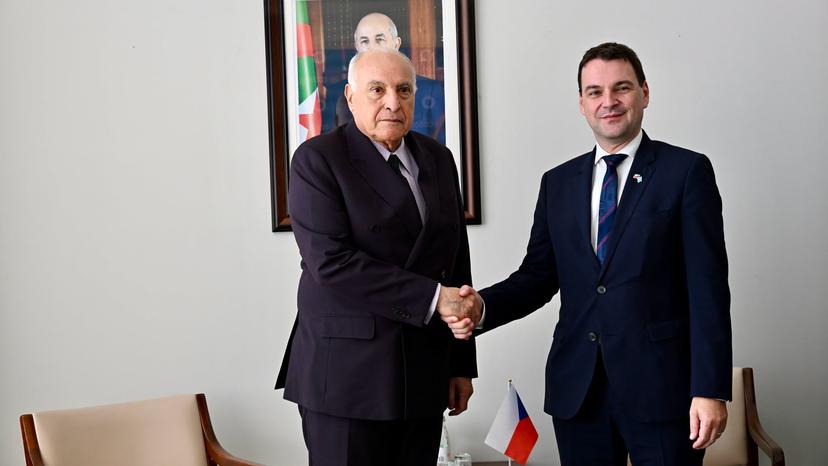 Mr. Attaf Holds Talks with the Minister of Foreign Affairs of the Czech Republic in New York
