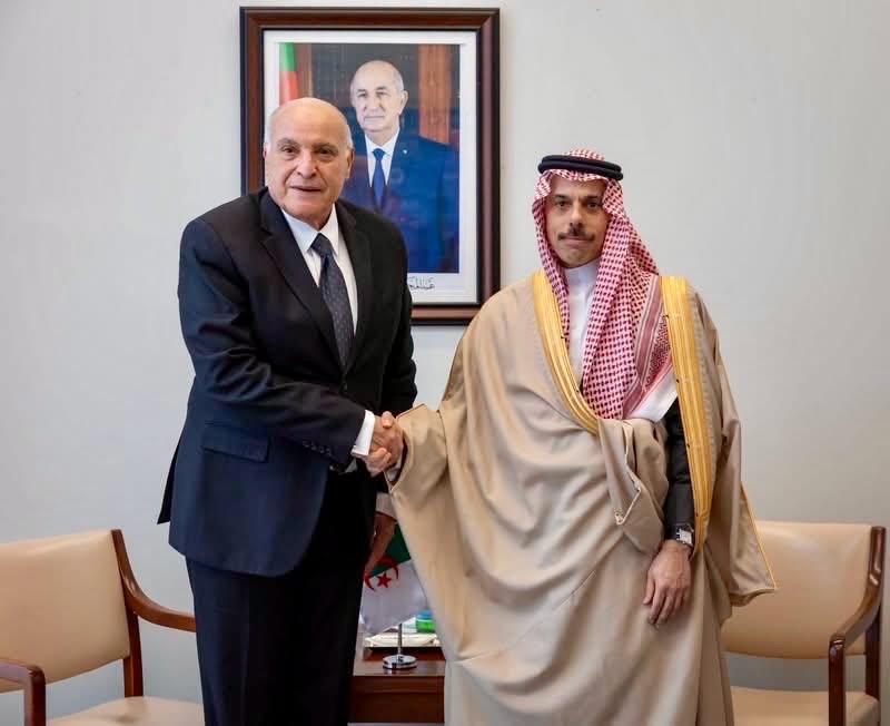 Mr. Attaf Holds Talks with His Saudi Counterpart